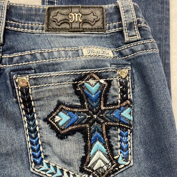 Miss Me Signature Boot Jeans Size 27 - Picture 7 of 13